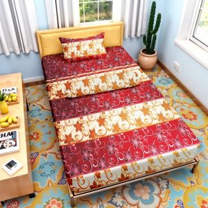 Barkaila - Sprei Set Motif Ukuran 90x200cm Elegan Minimalis
