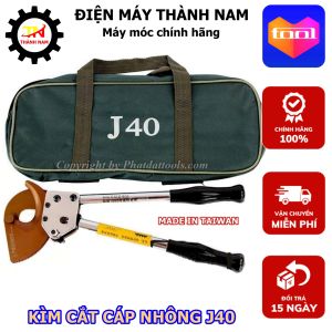 Kìm Cắt Cáp Nhông J40 - Khả Năng Cắt Tối Đa 300mm2 - Bảo Hành 6 Tháng