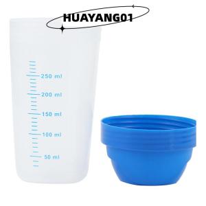 HUAYANG01 [HOT FASHION] ขวดปั่น300มล. ขวดผสมโปรตีนมิลค์เชคที่สร้างสรรค์