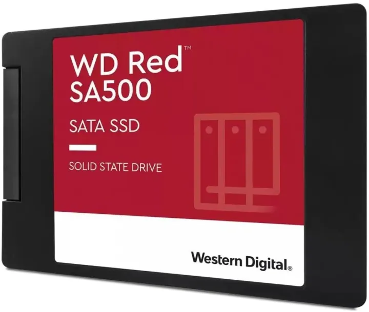 Western Digital WD Red SA500 NAS 3D NAND Internal SSD SATA III 6 Gb/s 2.5 Inch 7mm 500GB 1TB 2TB Up to 560 MB/s WDS200T2R0A