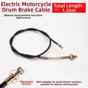 NALANILI Multisizes Brake Cable with Screws Plastic-steel Scooter Moped Bike Brake Cable High Quality Rear Drum Brake Cable Electrical Motorbike Accessories