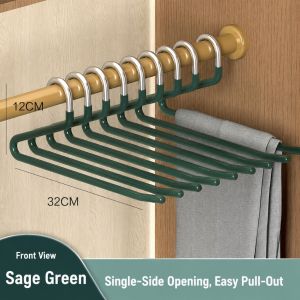 MOD Multi Purpose Pants Hangers Metal Clothes Hanger Non Slip Trouser Rack Wardrobe Organizer Closet Storage Holder For Home Use