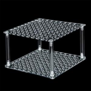 Acrylic hiện đại bàn tổ chức đa năng kẹp giữ bút cho 96 paintbrushes bút Markers nonslip cơ sở tiết kiệm không gian