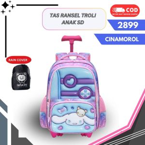 Tas Troli ransel Anak Sekolah  SD Laki laki/ Perempuan Untuk Anak Cowok/Cewek SD  2899