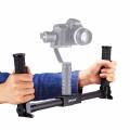 PULUZ PU369 Dual Handheld Grip Aluminum Tube Stabilizer. 