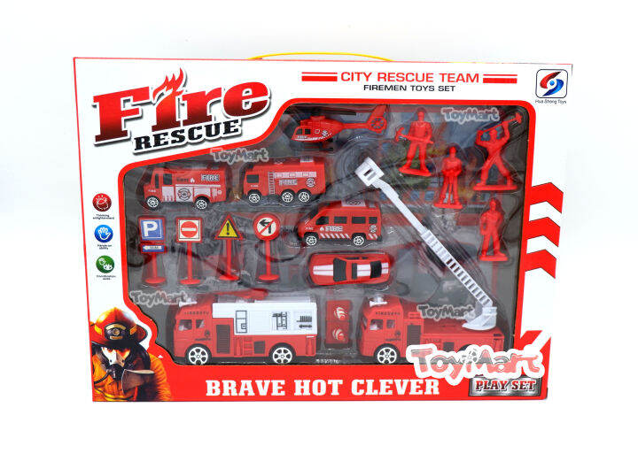 Firefighter hot sale toy set