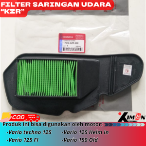 Filter Udara Vario 125 Vario Techno 125 helm in fi CBS dan Vario 150 2012 - 2017 / FILTER SARINGAN UDARA HAWA HONDA VARIO 150 OLD LAMA Techno TEKNO 125 HELM IN FI KZR