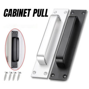 New Aluminum Alloy Sliding Door Handle & Fire Toilet Door Pull Plate