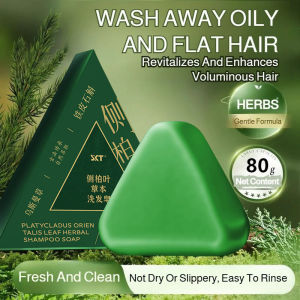 Platycladus orientalis Usman Shampoo Soap handmade soap hair tonic shampoo rambut gugur hair treatment 侧柏叶洗发皂