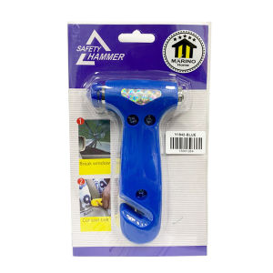 Marino Home ที่ทุบกระจกรถ ค้อนทุบกระจกรถยนต์ ค้อนนิรภัย พร้อมใบมีดตัดสายคาดนิรภัย No.Y1842