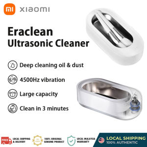 Xiaomi EraClean Ultrasonic Cleaning Machine High Frequency Vibration 45000Hz Wash Cleaner Washing Jewelry Glasses Cleaner Mesin Basuh Gelang Tangan 超聲波清洗機
