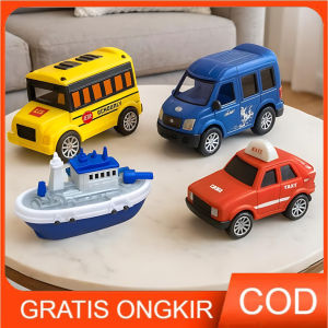 Pasar Distributor TRAFFIC TEAM TCS-004 Mainan Set Mobil Pullback Kendaraan Edukatif Traffic Team