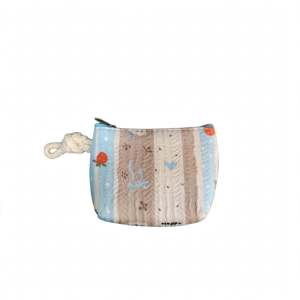 Damda Cute Canvas Mini Pouch Coin Purse with Wristlet Strap Gift Ideas