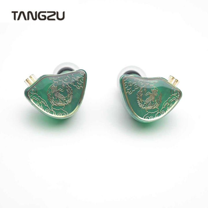 Tangzu WANER Jade Green 10mm Dynamic Driver Earphone IEM Metal ...