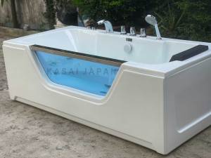 Bồn tắm ngâm có massage gắn sen vòi chất liệu Acrylic cao cấp hiện đại- Hàng nhập khẩu bảo hành 5 năm