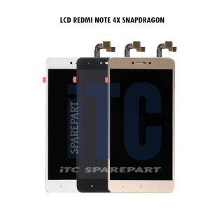 LCD XIAOMI REDMI NOTE 4X ( SNAPDRAGON ) FULLSET + TOUCHSCREEN / ITC SPAREPART