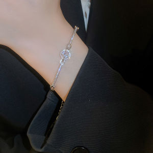 Salime Light Luxury Sparkling Adjustable Zircon Bracelets High Quality Fashion All-match Bangle For Women Wedding Jewelry Birthday Gift