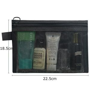 Túi Đựng Mỹ Phẩm Du Lịch Dạng Lưới Nhiều Size -Lumbley