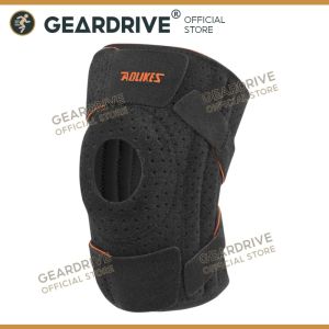 GEARDRIVE 1Piece Upgrade 4 Adjustable Straps Knee BraceFast Injury Recoverywith Side Stabilizer&Patella Gel PadsKnee Pain Support