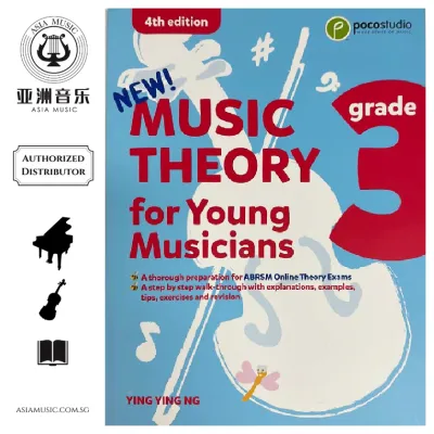 AUTHORIZED DISTRIBUTOR - POCO STUDIO - MUSIC THEORY FOR YOUNG MUSICIANS - GRADE 3 - FOURTH EDITION - YING YING NG