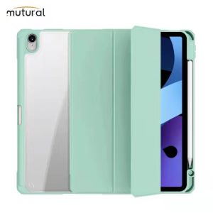 Mutural Folio Case 2025 Ipad Pro 11 M5/Gen11 A16/Air711 M3/Air13 M3/Pro11/Air11/Pro13/Air13 M2/Gen10 10.9/Air4/Air5 10.9/Pro 11(2020-2022) M2/10.2 Gen7/8/9/12.9 แท้100% MUTURAL เคสกันกระแทก เคสไอแพตแบบมีฝาปิด มีช่องปากกา Case With Apple Pencil