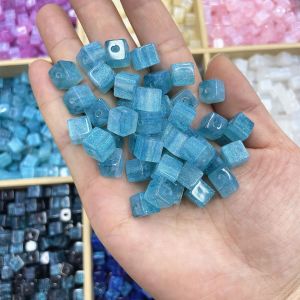 ลูกปัด  เต๋ากากเพชร  ขนาดรู 1.8mm  8mm อุปกรณ์เสริมงานฝีมือ งาน DIY ใช้สำหรับการ ร้อยพวงกุญแจ ที่ห้อยกระเป๋า ที่ห้อยโทรศัพท์