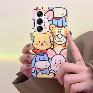 Phone Case for Samsung S25 FE S24fe S23fe Cute Cartoon Pattern Transparent soft silicone Casing Galaxy S25 FE Phone Cover