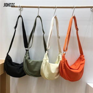 กระเป๋าแมสเซนเจอร์ไนลอนกระเป๋าสะพายไหล่ขนาดเล็กน้ำหนักเบากระเป๋าสไตล์เรียบง่ายสะพายผู้หญิงใ