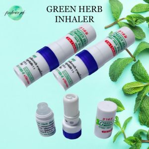 GREEN HERB 2 IN 1 INHALER EACH MENTHOL 72.8% PRODUCT OF THAILAND (imported)