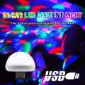 LAMPU DISCO BOLA DJ / USB MINI LAMPU DISCO LIGHT PORTABLE MIRABALL / Lampu disko mini sensor suara nyala warna-warni bisa mengikuti alur musik. 