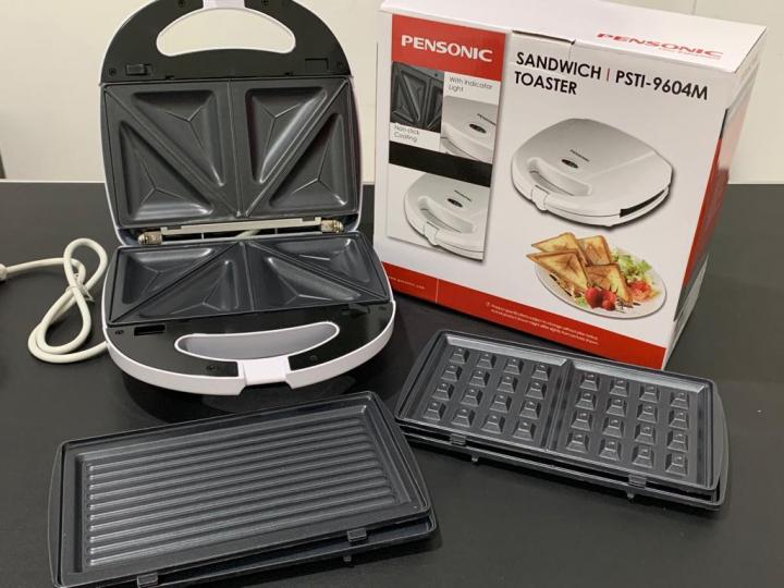 SANDWICH TOASTER MAKER PEMANGGANG ROTI Pensonic PSTI 9604M Fungsi