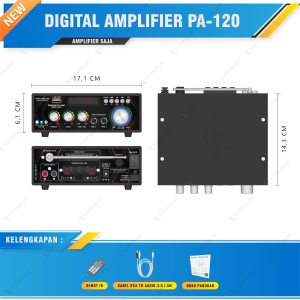 Zhafira Amplifier Speaker 15/25 Watt Impedansi 8 Ohm