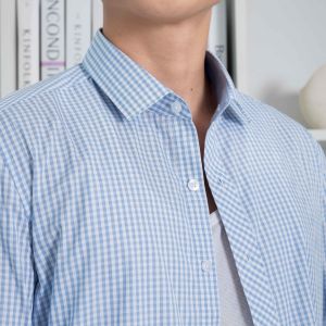 Áo Sơ Mi Trắng Nam Dài Tay Dugarco Không Túi Form Suông Thoáng Mát Trẻ Trung Năng Động 238SM21009