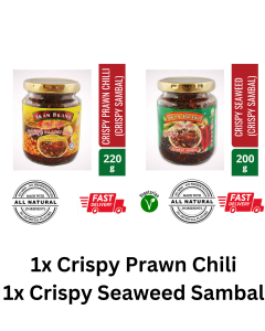 Ikan Brand Crispy Seaweed Sambal + Ikan Brand Crispy Prawn Chili