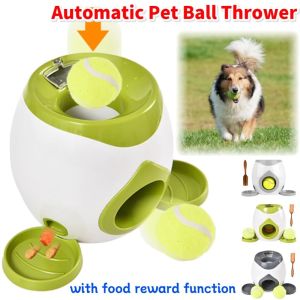 SHIRUI Plastic Dog Ball Launcher Automatic Slow Feeding Dog Food Reward Machine Interactive Dog Slow Feeder Dog Training