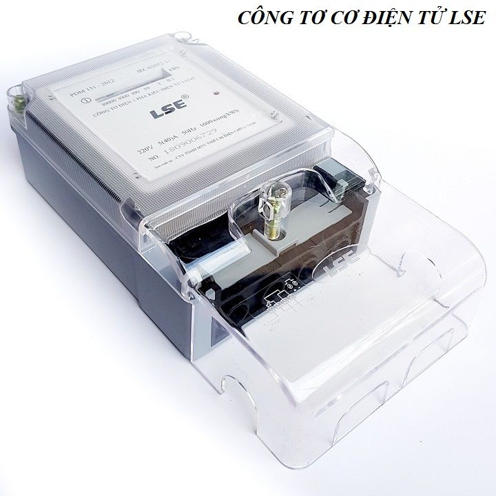 CÔNG TƠ ĐIỆN 1PHA 40A LSE CƠ ĐIỆN TỬ , ĐỒNG HỒ ĐIỆN 1 PHA HÀNG CHÍNH HÃNG