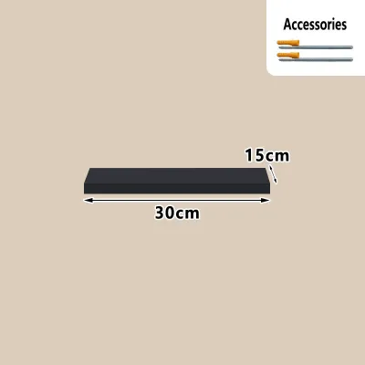 Wooden Hanging Wall Shelf-Wall-Mounted Storage & DisplaySpace PartitionStylish Organizer for Home