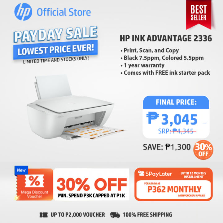 HP Deskjet/InkJet,A4 Color Printer,3 in 1,Scanner,Xerox,Wireless,Wifi ...