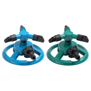 สปริงเกอร์สนามหญ้าหมุนได้360องศาพร้อมโครงสร้างพลาสติกเพื่อการครอบคลุมน้ำที่มีประสิทธิภาพสูงถึง150ตารางเมตร