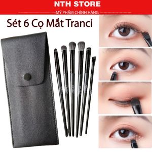 Set 6 Cọ Mắt Tranci Trang Điểm Mắt Chuyên Nghiệp Lông Mềm Mịn Chính Hãng