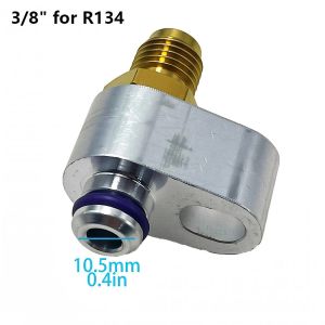 BETTERFORM 1Pcs Metal Leak Detection Plug R134/R12 3/8" 1/2" 5/8" 3/4" Air Conditioning Leakage Plug Durable Condenser Plug for Air-conditioning Compressor Pump