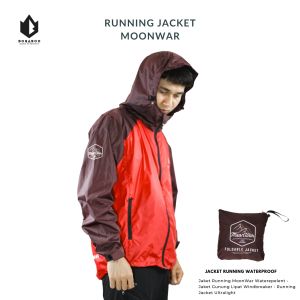 Jaket Running Bogaboo Seri MOONWAR Waterrepellen Windbreaker Ultralight - Jacket Jogging Sepeda Gym - Jaket Runing Gunung