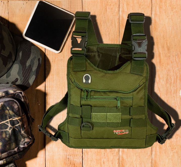 Tas Dada Rompi NR59 Tas Selempang Dada Rompi Chest Bag Tas Punggung