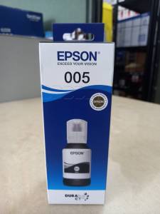 Epson T03Q100 ( NO.005 )ใช้งานกับเครื่องปริ้นเตอร์อิงค์เจ็ท EPSON (รุ่น M1110/1120/1140/2140/3170) *ขนาด 120ml *น้ำหมึกสีดำ *แท้100%