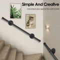 Handrails for Indoor Stairs for Stairs Steps,Metal Non-Slip Easy Install for Outdoor Indoor Stairs Porch Deck Hand Rail. 