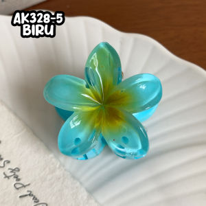 Jepit Rambut Korea Wanita Jedai Bunga Kamboja Hair Clip Gaya Elegan Aksesoris Jepitan Rambut