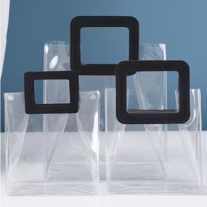 Gratis Ongkir - Tas Kado Motif Polos / Handbag Gift Souvenir / Hampers Bag Transparant