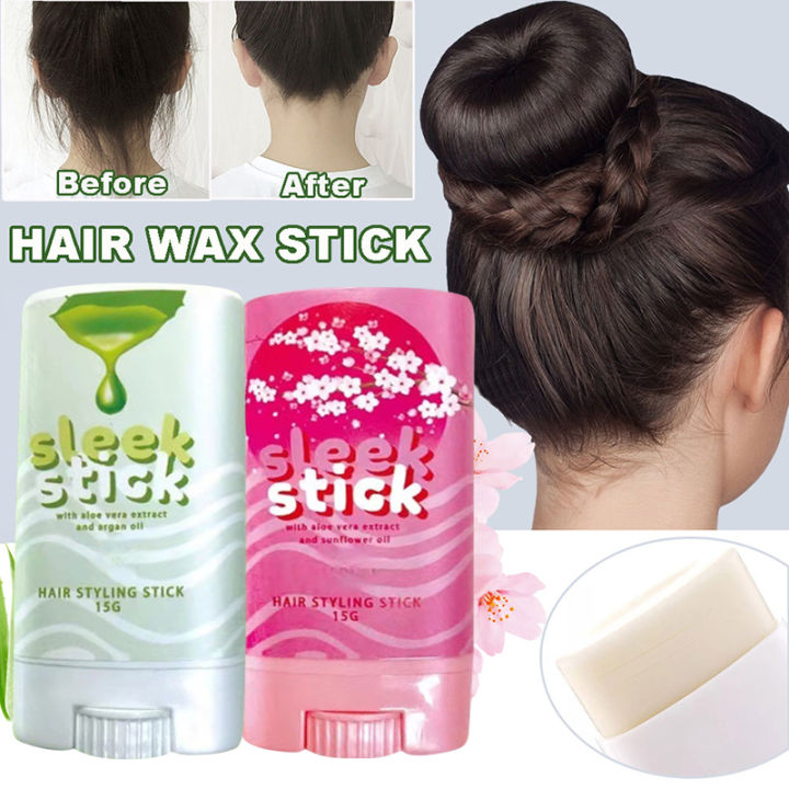 Sleek Stick Hair Styling Wax Aloe Vera Extract Argan Oil And Aloe Vera Hair Care Hair Wax Stick