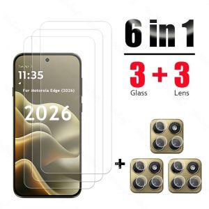For Motorola Edge Glass Tempered Glass 9H Anti Scratch Film Moto Edge Glass Screen Camera Protector Film Tempered Film h260729