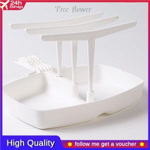 💥🎁Free Gift🎁💥Microwave Bacon Rack Plastic Standing Barbecue Grill High Temperature Resistance Grill Meat Tray Rack Cooker Shelf For Kitchen